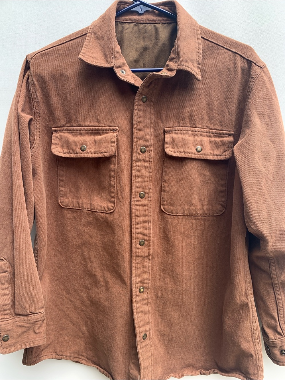 Men's Rust Brown Workwear Jacket chest 44 length 28